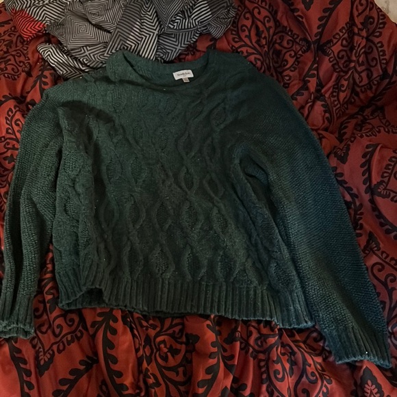 Goodfellow and Co Green Crewneck Sweater - Picture 1 of 2